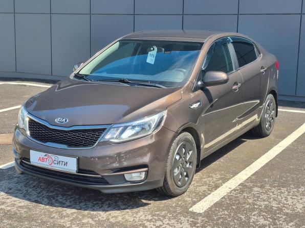 Kia Rio III Рестайлинг с пробегом 2017 года, цена 1 110 000 рублей, 159000 км, седан, Автокод Объявления