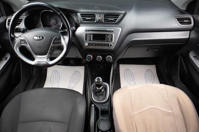 Kia Rio III Рестайлинг с пробегом 2016 года, цена 1 219 000 рублей, 130000 км, седан, Автокод Объявления