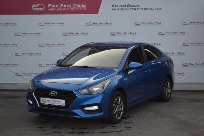 Hyundai Solaris II с пробегом 2017 года, цена 1 290 000 рублей, 188350 км, седан, Автокод Объявления