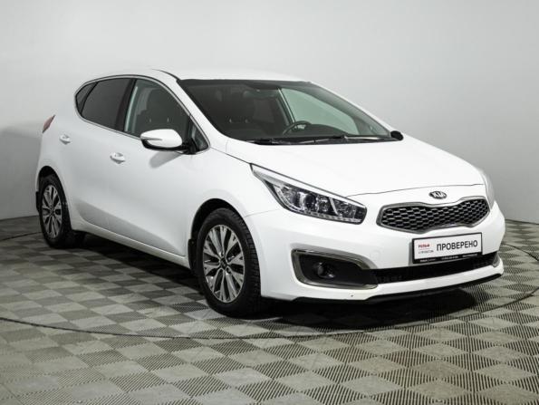 Kia Ceed II Рестайлинг с пробегом 2017 года, цена 1 429 777 рублей, 124261 км, хэтчбек, Автокод Объявления