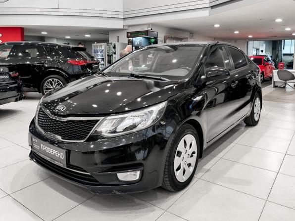 Kia Rio III Рестайлинг с пробегом 2017 года, цена 1 230 000 рублей, 92292 км, седан, Автокод Объявления