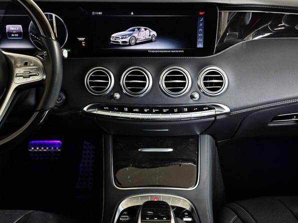 Mercedes-Benz S-Класс VI (W222 C217) Рестайлинг с пробегом 2019 года, цена 8 099 000 рублей, 36102 км, купе, Автокод Объявления