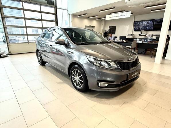 Kia Rio III Рестайлинг с пробегом 2015 года, цена 767 200 рублей, 152550 км, седан, Автокод Объявления