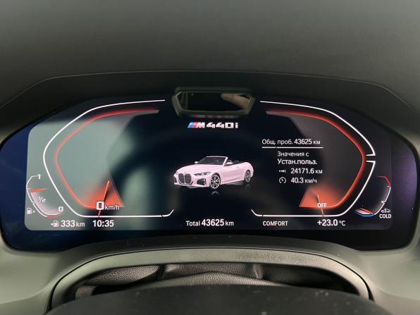 BMW 4 серии G22 G23 G26 с пробегом 2021 года, цена 7 150 000 рублей, 43623 км, кабриолет, Автокод Объявления