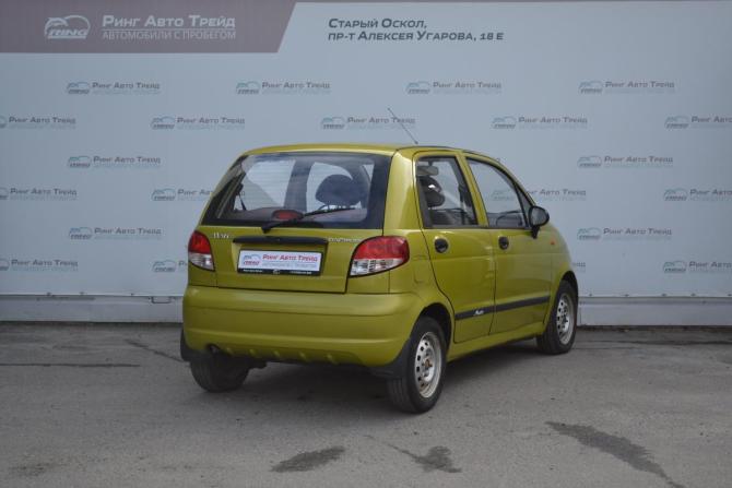 Daewoo Matiz I Рестайлинг с пробегом 2012 года, цена 250 000 рублей, 124521 км, хэтчбек, Автокод Объявления