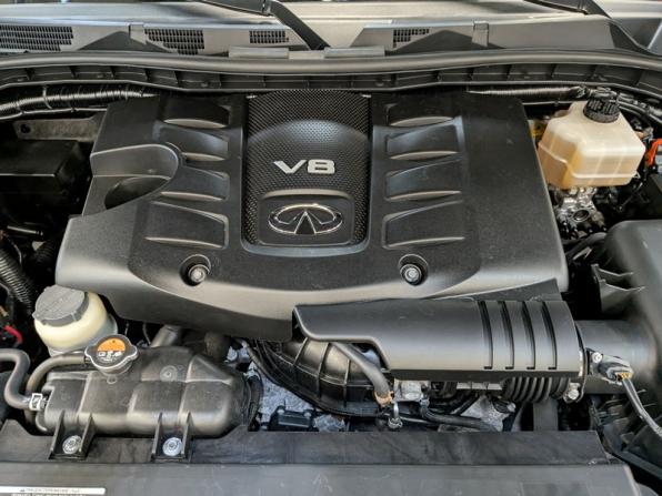 Infiniti QX80 I Рестайлинг 2 с пробегом 2018 года, цена 4 100 000 рублей, 135000 км, внедорожник, Автокод Объявления