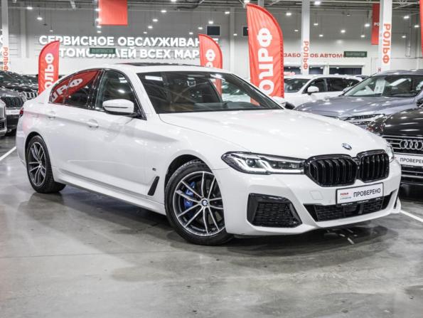 BMW 5 серии VII (G30/G31/G38) Рестайлинг с пробегом 2021 года, цена 4 600 000 рублей, 59894 км, седан, Автокод Объявления