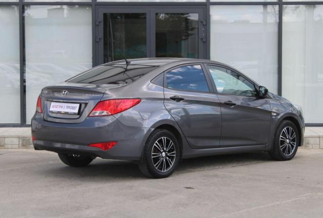 Hyundai Solaris I Рестайлинг с пробегом 2015 года, цена 1 150 000 рублей, 122884 км, седан, Автокод Объявления