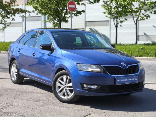 Skoda Rapid I Рестайлинг с пробегом 2017 года, цена 1 100 000 рублей, 120346 км, лифтбек, Автокод Объявления