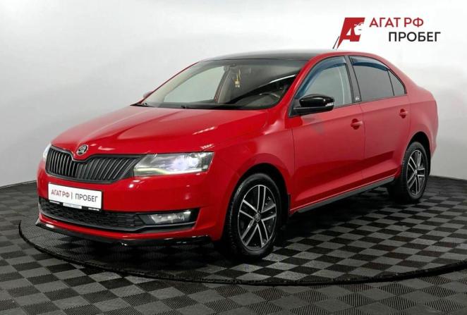 Skoda Rapid I с пробегом 2017 года, цена 1 280 000 рублей, 79931 км, лифтбек, Автокод Объявления