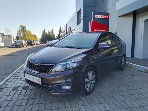 Kia Rio III Рестайлинг с пробегом 2016 года, цена 1 035 000 рублей, 116801 км, седан, Автокод Объявления