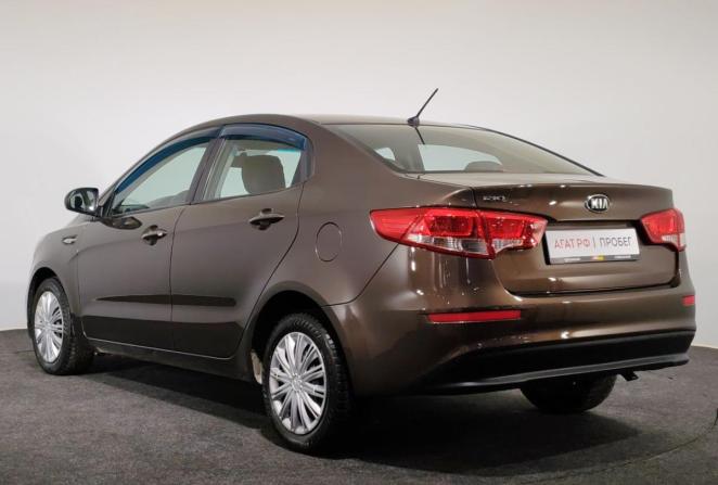 Kia Rio III Рестайлинг с пробегом 2016 года, цена 1 045 000 рублей, 90178 км, седан, Автокод Объявления