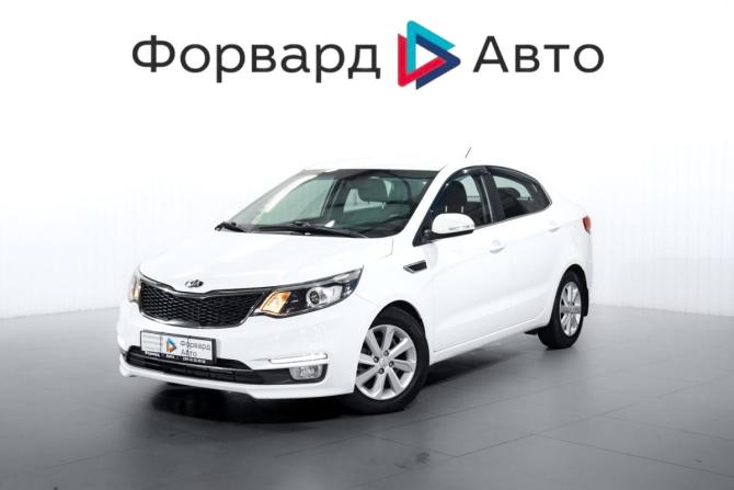 Kia Rio III Рестайлинг с пробегом 2015 года, цена 1 200 000 рублей, 111900 км, седан, Автокод Объявления