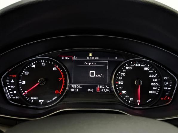 Audi A4 V (B9) с пробегом 2019 года, цена 2 749 000 рублей, 75481 км, седан, Автокод Объявления