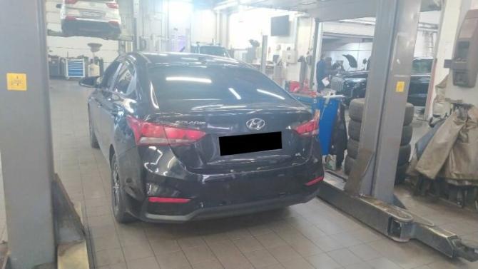 Hyundai Solaris II с пробегом 2018 года, цена 1 254 000 рублей, 112346 км, седан, Автокод Объявления