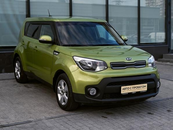 Kia Soul II Рестайлинг с пробегом 2018 года, цена 1 549 000 рублей, 109000 км, хэтчбек, Автокод Объявления