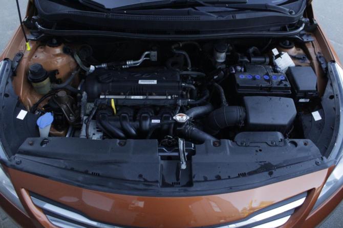Hyundai Solaris I Рестайлинг с пробегом 2015 года, цена 1 245 000 рублей, 70282 км, хэтчбек, Автокод Объявления