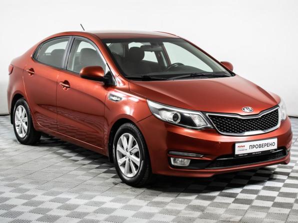 Kia Rio III Рестайлинг с пробегом 2016 года, цена 915 000 рублей, 232001 км, седан, Автокод Объявления