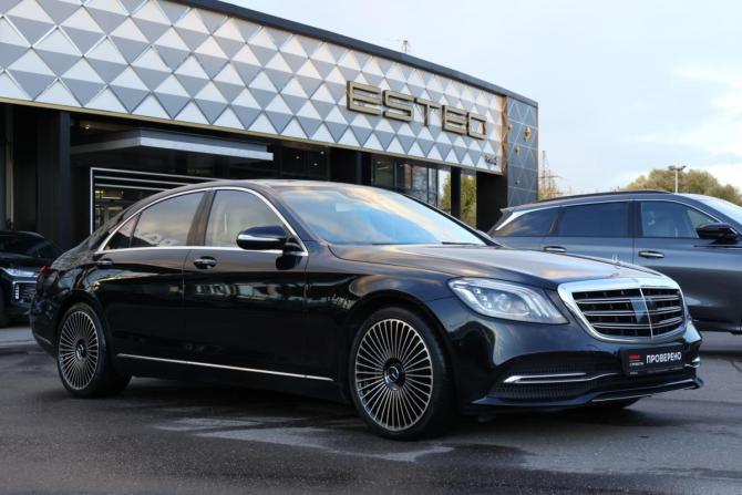 Mercedes-Benz S-Класс VI (W222 C217) Рестайлинг с пробегом 2017 года, цена 4 399 000 рублей, 119286 км, седан, Автокод Объявления