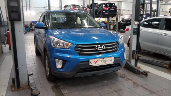 Hyundai Creta I с пробегом 2019 года, цена 1 661 000 рублей, 116011 км, внедорожник, Автокод Объявления