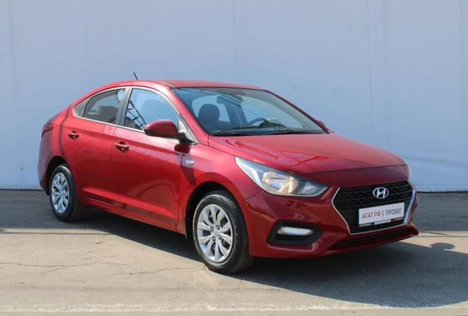 Hyundai Solaris II с пробегом 2018 года, цена 1 295 000 рублей, 145014 км, седан, Автокод Объявления