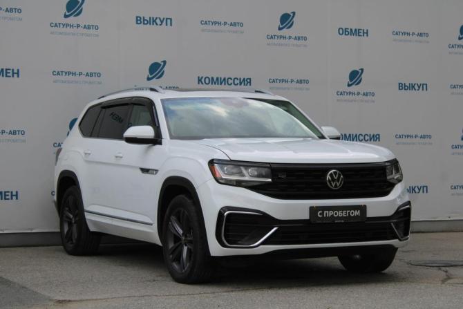 Volkswagen Atlas I Рестайлинг с пробегом 2021 года, цена 4 400 000 рублей, 60000 км, внедорожник, Автокод Объявления