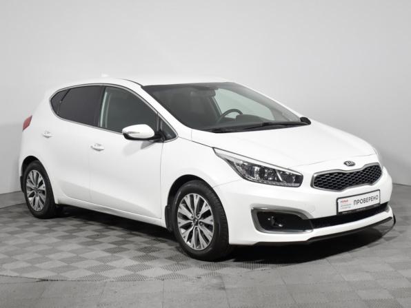 Kia Ceed II Рестайлинг с пробегом 2018 года, цена 1 350 000 рублей, 119360 км, хэтчбек, Автокод Объявления