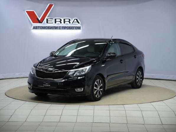 Kia Rio III Рестайлинг с пробегом 2016 года, цена 990 000 рублей, 137860 км, седан, Автокод Объявления