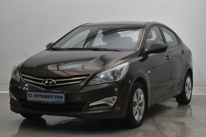Hyundai Solaris I Рестайлинг с пробегом 2015 года, цена 1 140 000 рублей, 97523 км, седан, Автокод Объявления