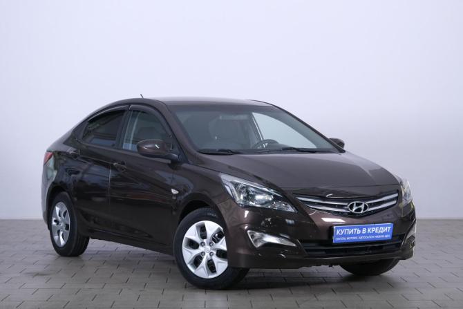 Hyundai Solaris I Рестайлинг с пробегом 2015 года, цена 989 000 рублей, 92000 км, седан, Автокод Объявления