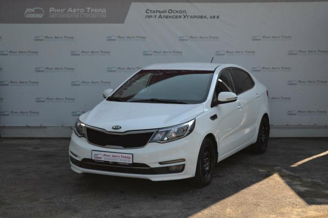 Kia Rio III Рестайлинг с пробегом 2016 года, цена 1 040 000 рублей, 183251 км, седан, Автокод Объявления