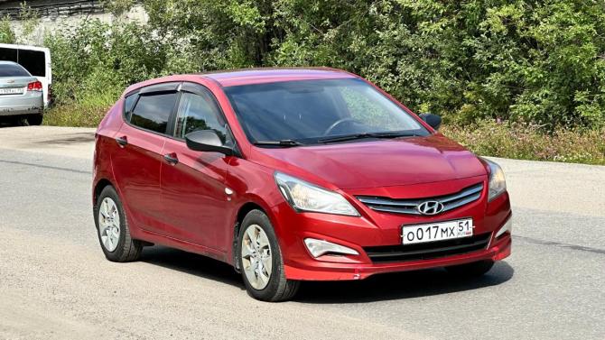 Hyundai Solaris I Рестайлинг с пробегом 2015 года, цена 850 000 рублей, 134000 км, хэтчбек, Автокод Объявления