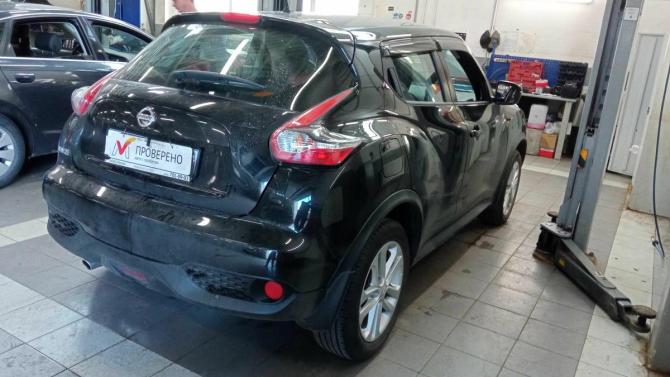 Nissan Juke I Рестайлинг с пробегом 2017 года, цена 1 560 000 рублей, 55751 км, внедорожник, Автокод Объявления