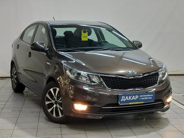 Kia Rio III Рестайлинг с пробегом 2015 года, цена 1 140 000 рублей, 66000 км, седан, Автокод Объявления