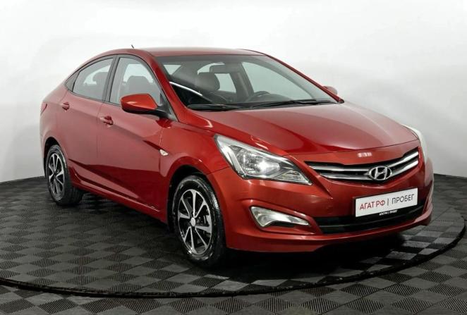 Hyundai Solaris I Рестайлинг с пробегом 2015 года, цена 800 000 рублей, 246271 км, седан, Автокод Объявления