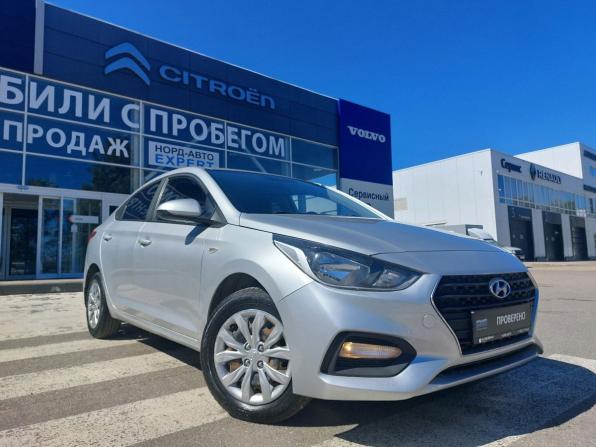 Hyundai Solaris II с пробегом 2017 года, цена 1 230 000 рублей, 121486 км, седан, Автокод Объявления