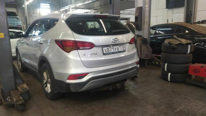 Hyundai Santa Fe III Рестайлинг с пробегом 2017 года, цена 2 120 000 рублей, 123924 км, внедорожник, Автокод Объявления