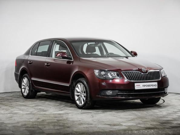 Skoda Superb II Рестайлинг с пробегом 2014 года, цена 1 239 000 рублей, 168634 км, лифтбек, Автокод Объявления