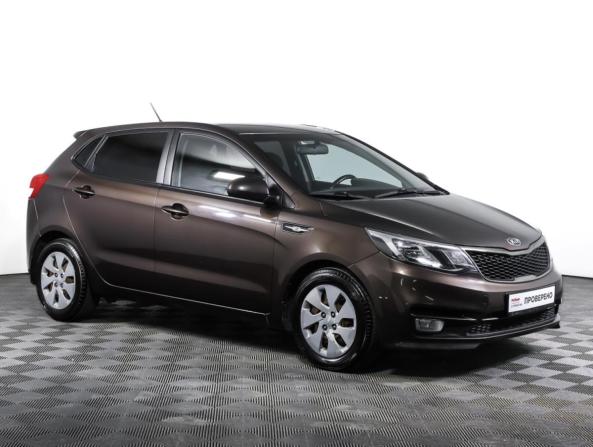 Kia Rio III Рестайлинг с пробегом 2015 года, цена 1 112 000 рублей, 87369 км, хэтчбек, Автокод Объявления