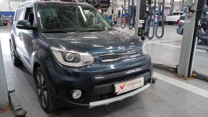 Kia Soul II Рестайлинг с пробегом 2019 года, цена 1 641 000 рублей, 64881 км, хэтчбек, Автокод Объявления