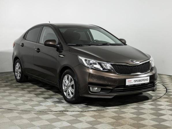 Kia Rio III Рестайлинг с пробегом 2015 года, цена 899 585 рублей, 159276 км, седан, Автокод Объявления