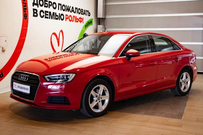 Audi A3 III (8V) Рестайлинг с пробегом 2017 года, цена 1 950 000 рублей, 70000 км, седан, Автокод Объявления
