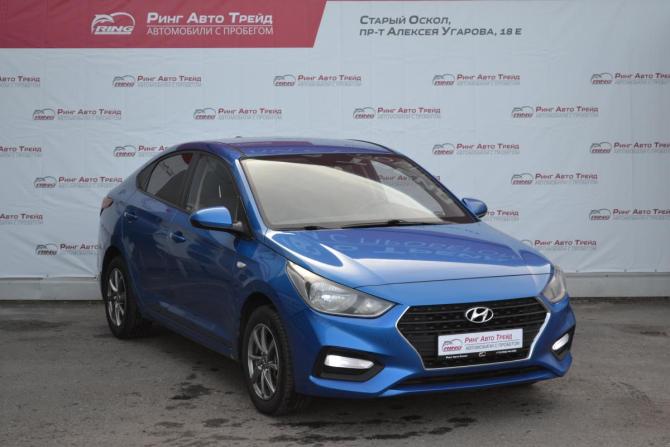 Hyundai Solaris II с пробегом 2017 года, цена 1 290 000 рублей, 188350 км, седан, Автокод Объявления