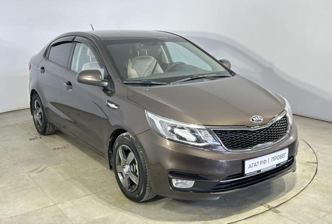 Kia Rio III Рестайлинг с пробегом 2016 года, цена 1 080 000 рублей, 172991 км, седан, Автокод Объявления