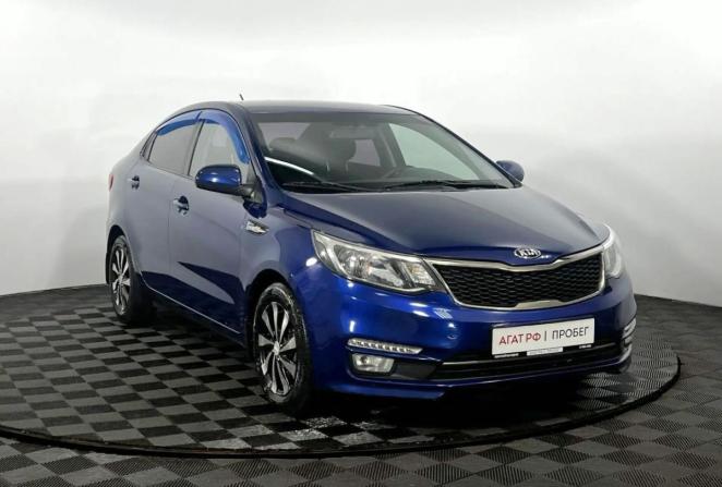 Kia Rio III Рестайлинг с пробегом 2016 года, цена 1 050 000 рублей, 133400 км, седан, Автокод Объявления