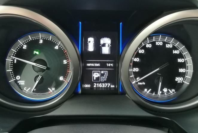 Toyota Land Cruiser Prado 150 Series Рестайлинг 1 с пробегом 2016 года, цена 3 320 000 рублей, 216256 км, внедорожник, Автокод Объявления