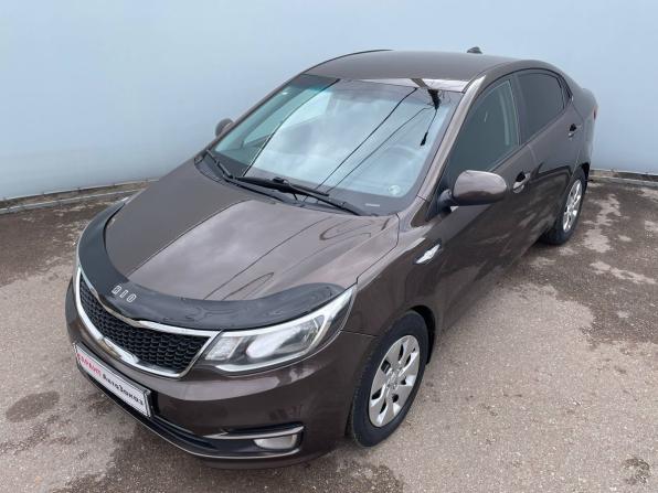 Kia Rio III Рестайлинг с пробегом 2016 года, цена 1 150 000 рублей, 133620 км, седан, Автокод Объявления