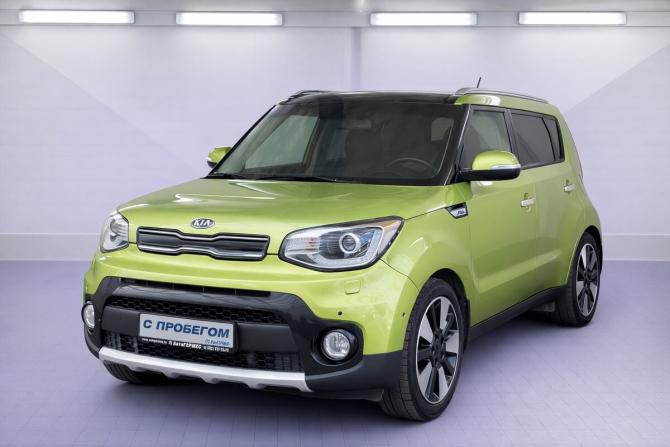 Kia Soul II Рестайлинг с пробегом 2017 года, цена 1 499 000 рублей, 134509 км, хэтчбек, Автокод Объявления