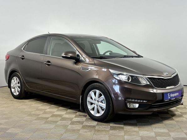 Kia Rio III Рестайлинг с пробегом 2016 года, цена 1 230 000 рублей, 121617 км, седан, Автокод Объявления