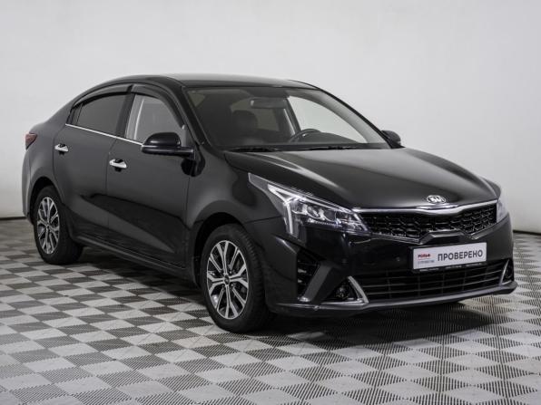 Kia Rio IV Рестайлинг с пробегом 2021 года, цена 1 830 000 рублей, 123860 км, седан, Автокод Объявления